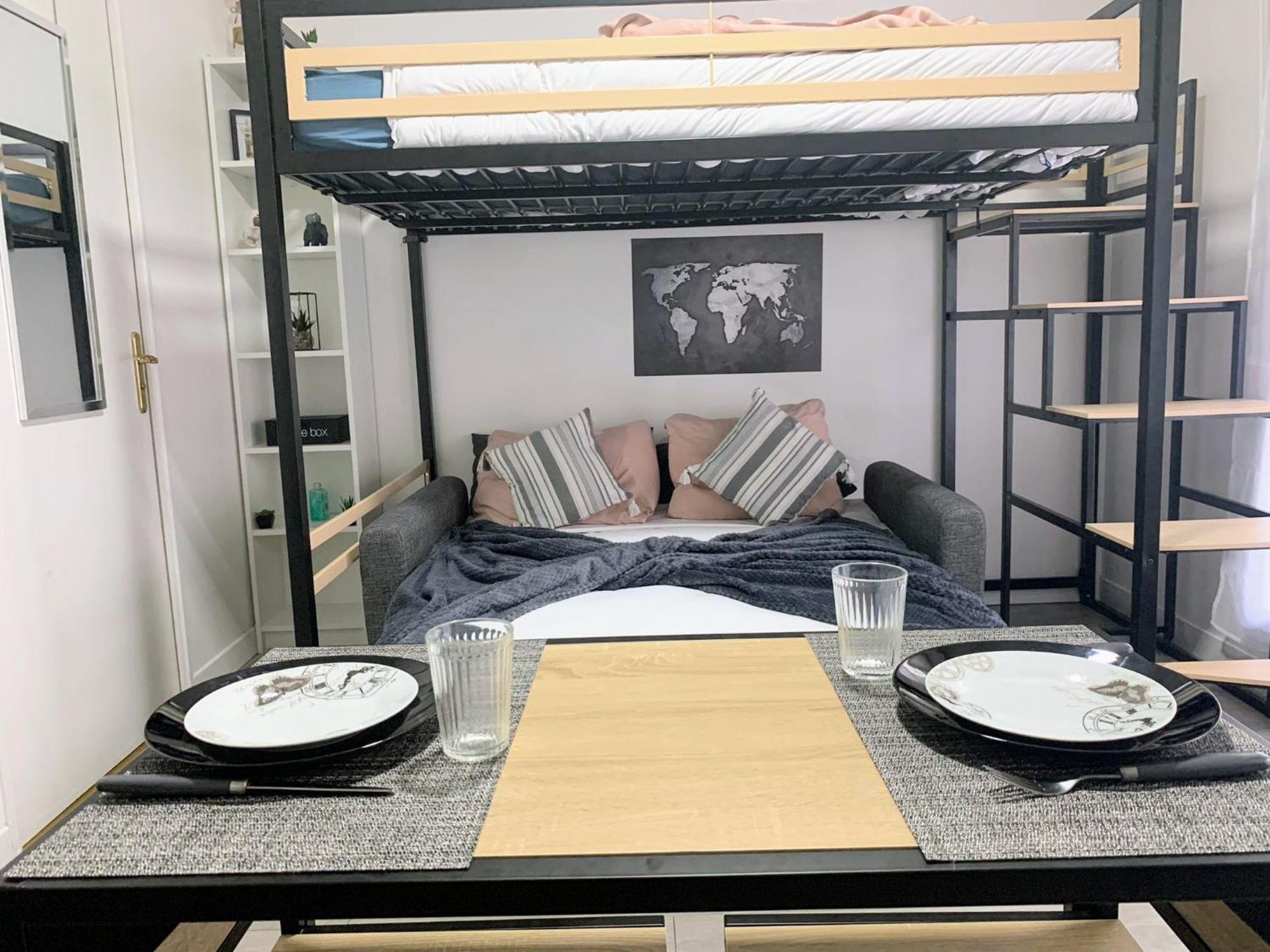 Studio - 1 Min Rer - 10Min Disney & 30 Min Paris - Free Parking & Wifi Lejlighed Bussy-Saint-Georges Eksteriør billede